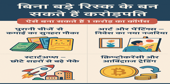 बिना बड़े रिस्क के बन सकते हैं करोड़पति – ऐसे करें स्मार्ट इन्वेस्टमेंट
