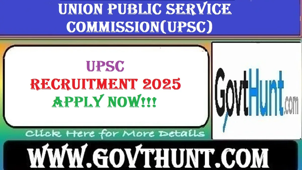 UPSC Online Form 2025 – Apply for Latest Government Jobs and Vacancies
