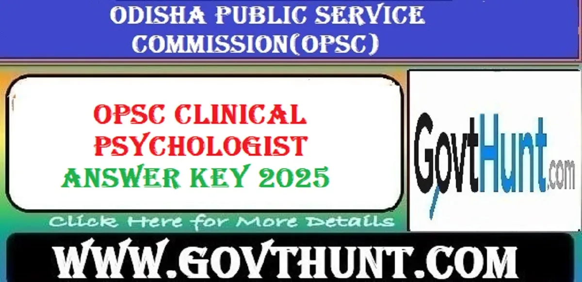 OPSC Mining Officer Answer Key 2025 Released with Official Logo