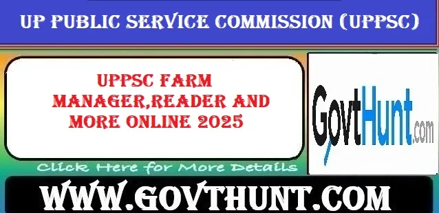 UPPSC Recruitment 2025 – Apply Online for 50 Government Posts