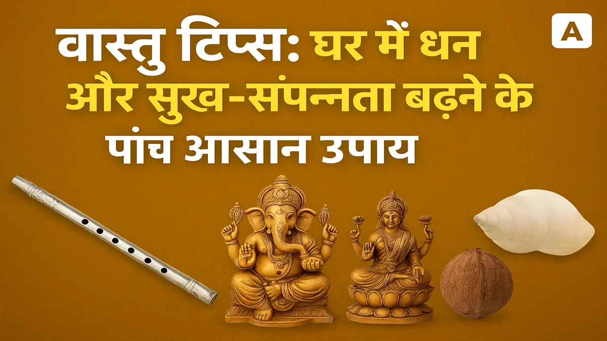 वास्तु उपाय से घर में धन, तरक्की और मां लक्ष्मी का आशीर्वाद