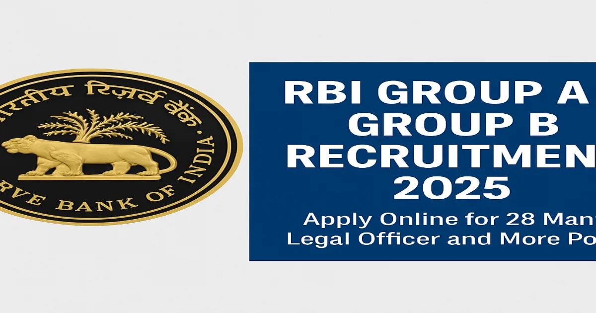 RBI Non-CSG Recruitment 2025, featuring 28 vacancies|