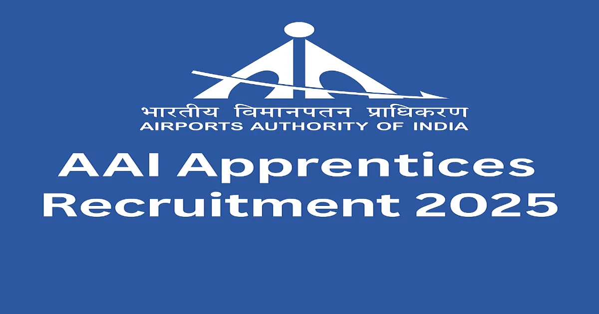 AAI Apprentices Online Form 2025 official banner with logo and blue background
