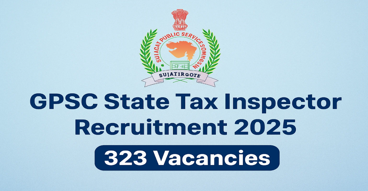 GPSC State Tax Inspector Online Form 2025 GPSC State Tax Inspector Online Form 2025 – Apply Online