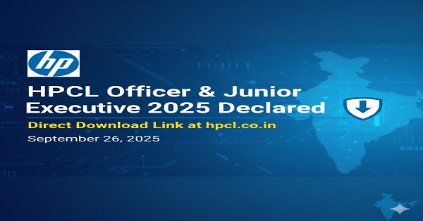 HPCL Officer and Junior Executive Result 2025 – Official Release and Download Link