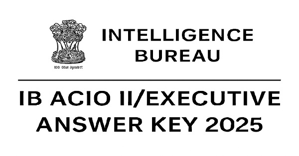 IB ACIO II/Executive Answer Key 2025 - Official Release