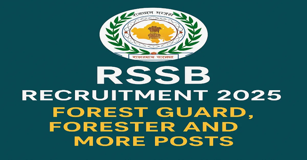 RSSB Recruitment 2025 for 785 Forest Guard, Forester & Surveyor Posts