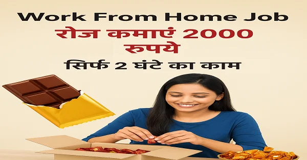 Packing job from home in India 2025 जिसमें सिर्फ 2 घंटे काम करके रोज़ाना 2000 रुपये कमाए जा सकते हैं।