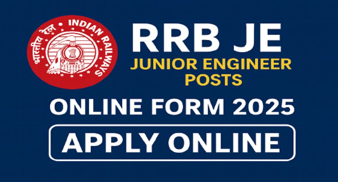 RRB Junior Engineer  Online Form 2025– Apply Online