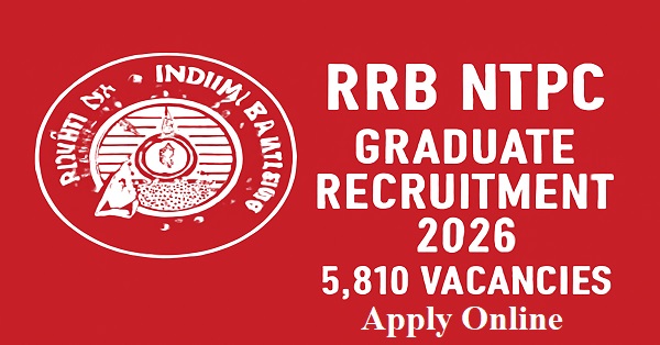 RRB NTPC graduate online form 2026 – Apply Online