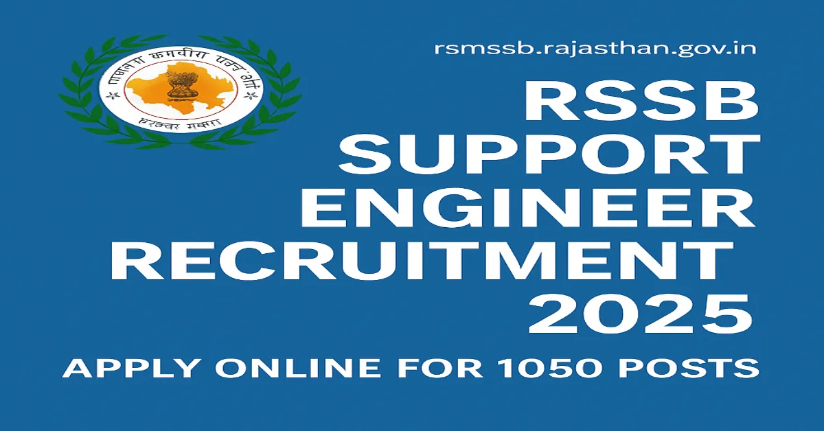 RSSB Support Engineer Recruitment 2025 - Apply Online for 1050 Posts
