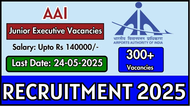 AAI Junior Executive ATC Recruitment 2025 notification – 309 vacancies
