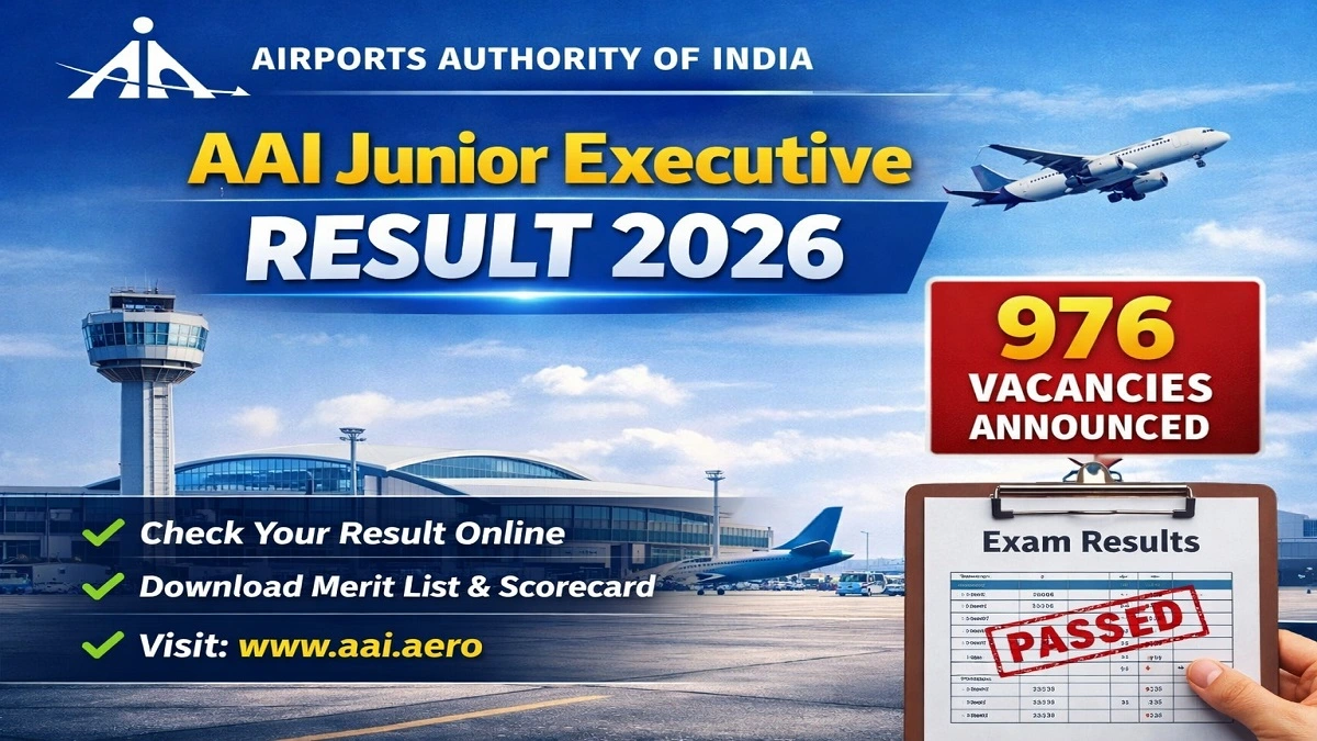 AAI Junior Executive Result 2026 – Check Online on Official Website