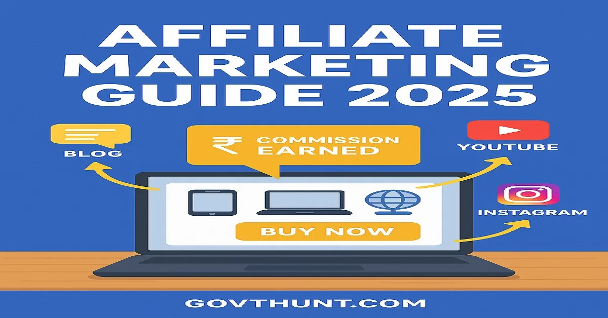 Affiliate Marketing Guide 2025 – Blog, YouTube, Instagram Promotion to Earn Commission