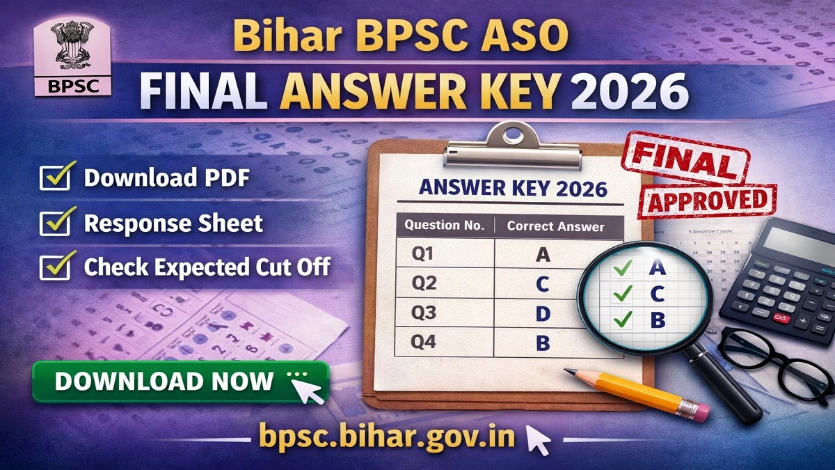 BPSC ASO Final Answer Key 2026 Download PDF for Assistant Section Officer Mains Exam