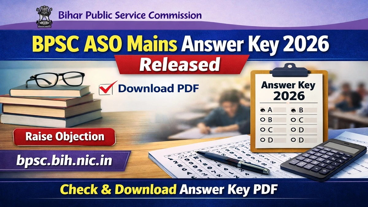 BPSC ASO Mains Answer Key 2026 PDF Download