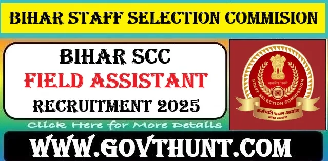 BSSC Field Assistant Recruitment 2025 – Apply Online for 201 Bihar Government Jobs