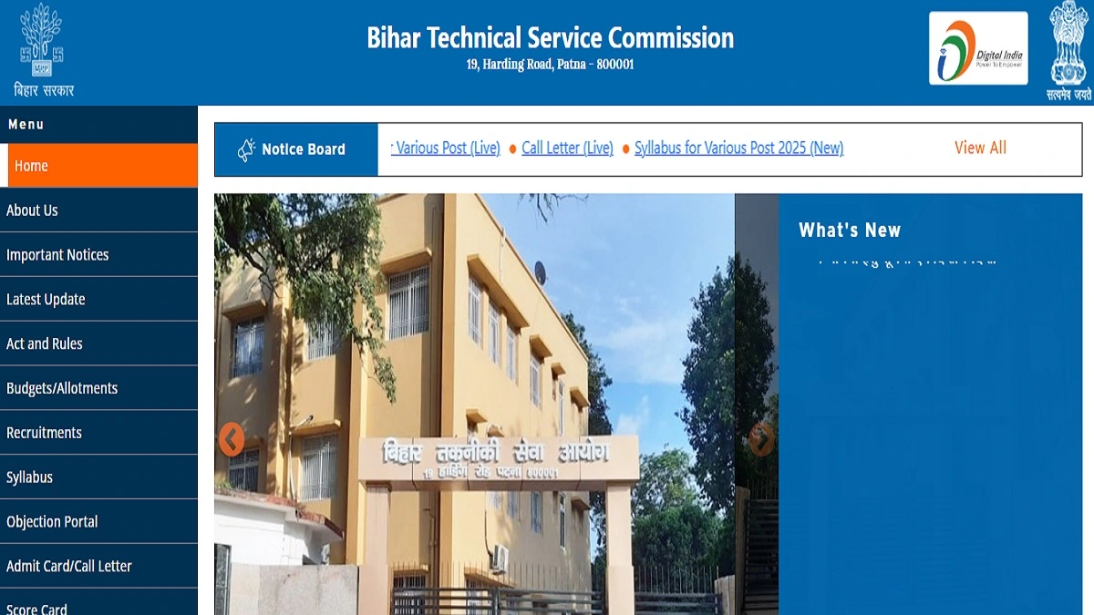 BTSC Laboratory Assistant Recruitment 2026 Apply Online for 1091 Posts
