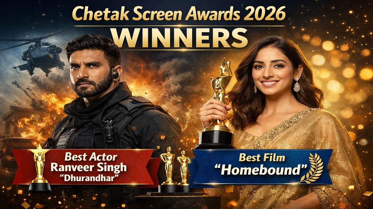 Chetak Screen Awards 2026 winners list Ranveer Singh best actor Dhurandhar Homebound best film