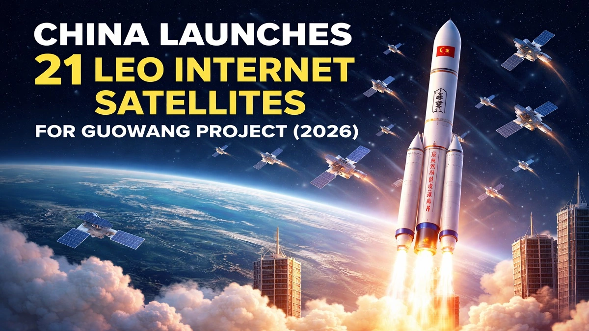 🚀 चीन ने लॉन्च किए 21 नए इंटरनेट सैटेलाइट: वैश्विक ब्रॉडबैंड रेस में बड़ा कदम