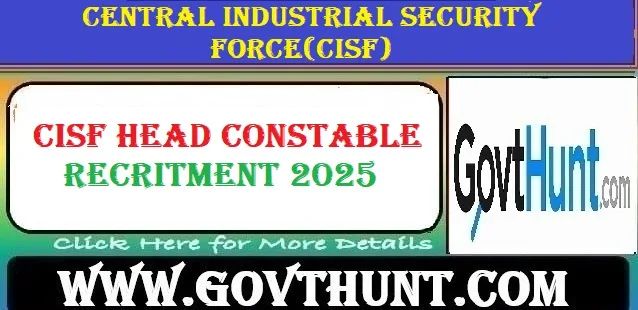 CISF Head Constable Recruitment 2025 Apply Online for 403 Posts