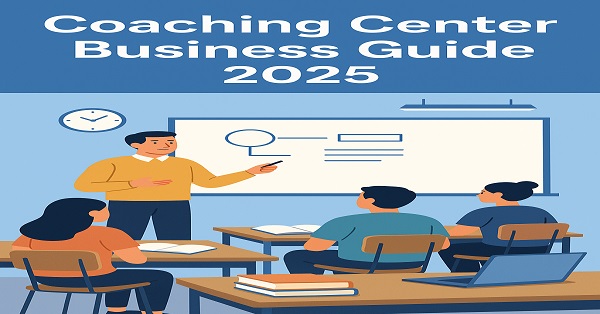 Coaching Center Business Guide 2025 Teacher teaching students in a classroom – Coaching Center Business Guide 2025
