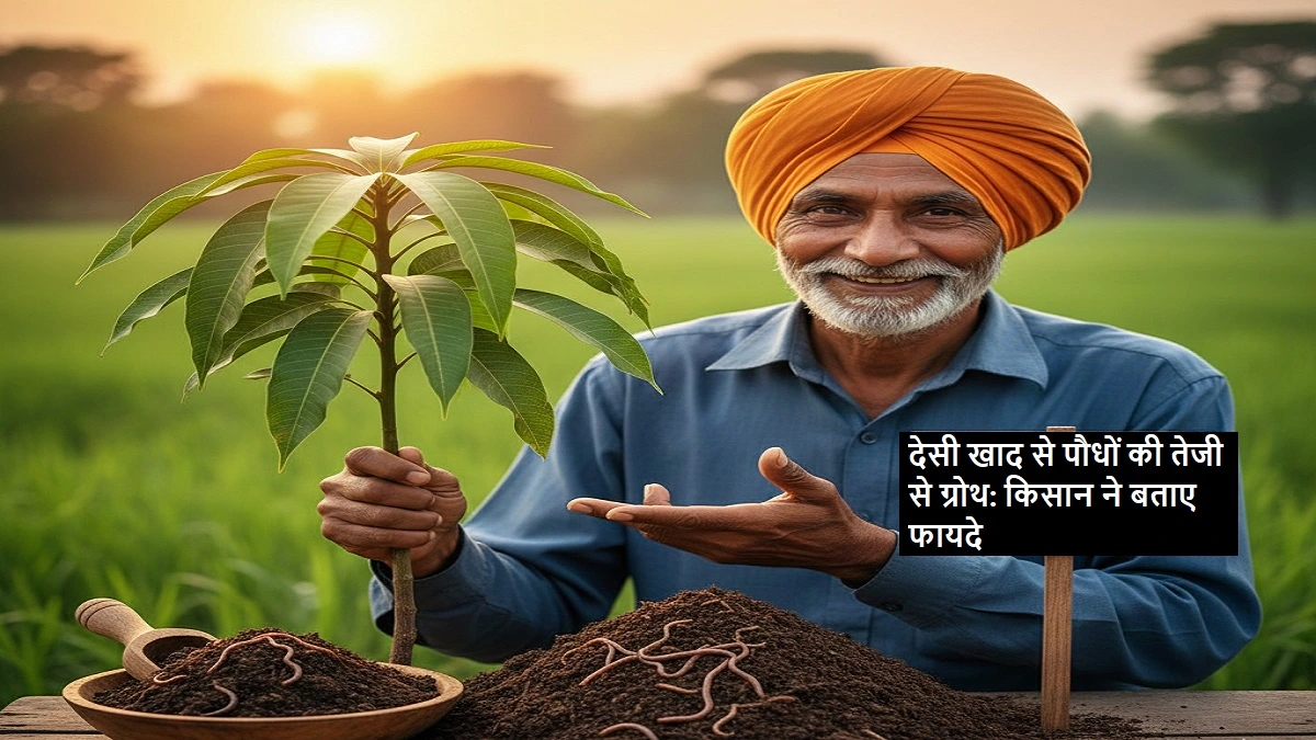 देसी खाद के फायदे - पौधों की तेजी से ग्रोथ