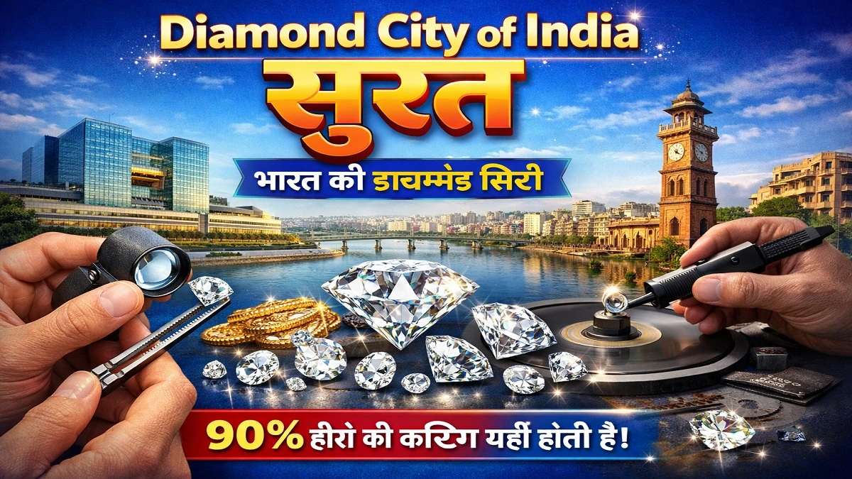  भारत की डायमंड सिटी सूरत – Diamond City of India GK Quiz in Hindi