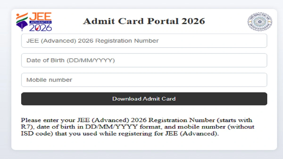 Students downloading IIT JEE Advanced 2026 admit card online