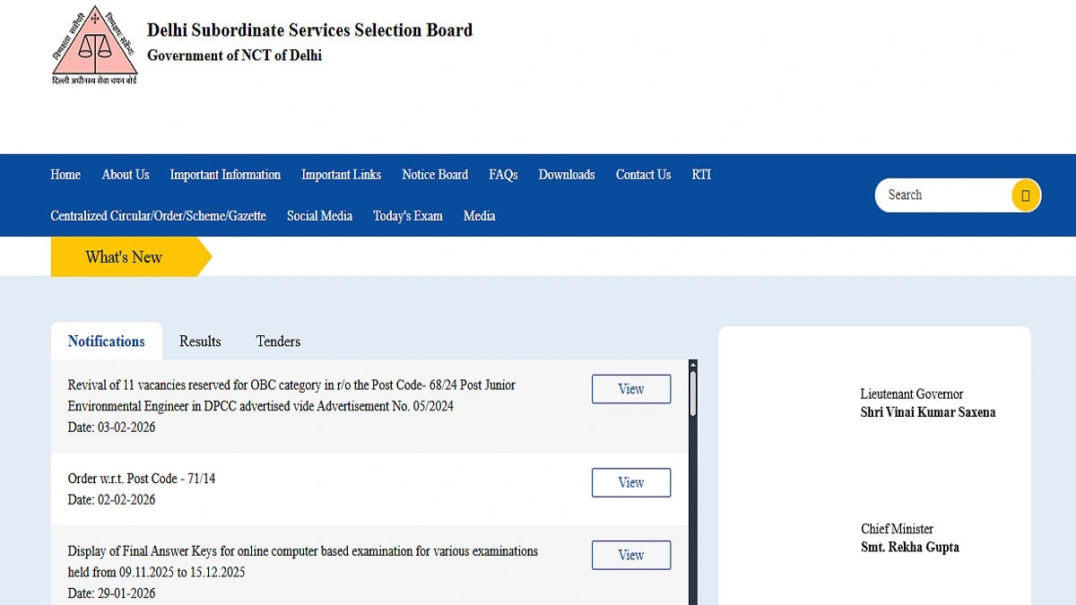 DSSSB PRT Admit Card 2026 CBT Exam Hall Ticket Download