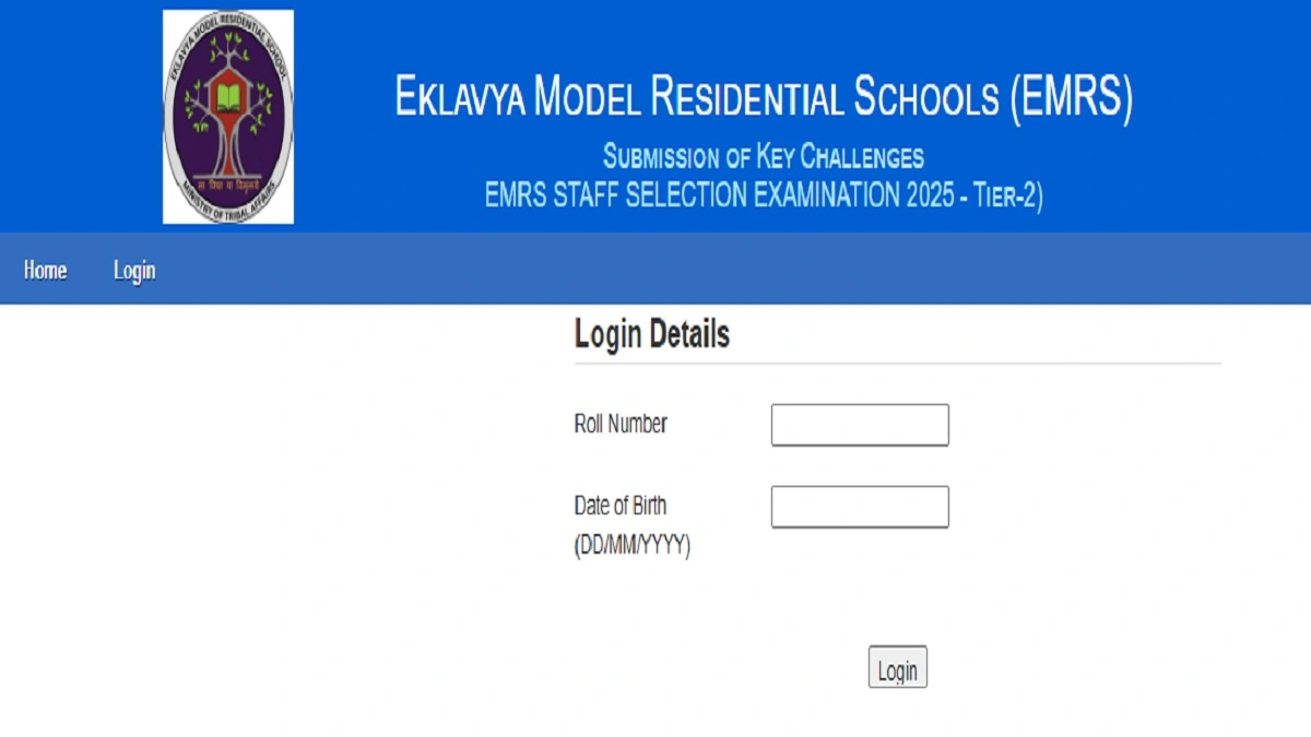 EMRS Teaching Non-Teaching Tier-II Answer Key 2026 Download PDF