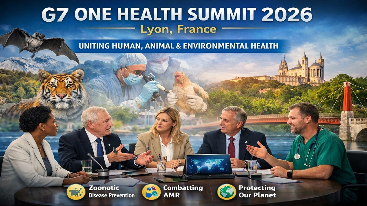 G7 One Health Summit 2026 Lyon France global leaders discussing One Health approach and pandemic prevention