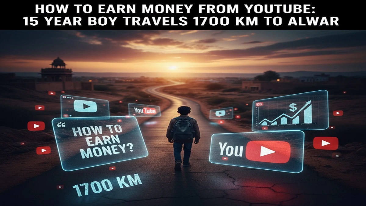यूट्यूब से पैसे कमाने के लिए 1700 किमी यात्रा करने वाले 15 वर्षीय लड़के की कहानी
