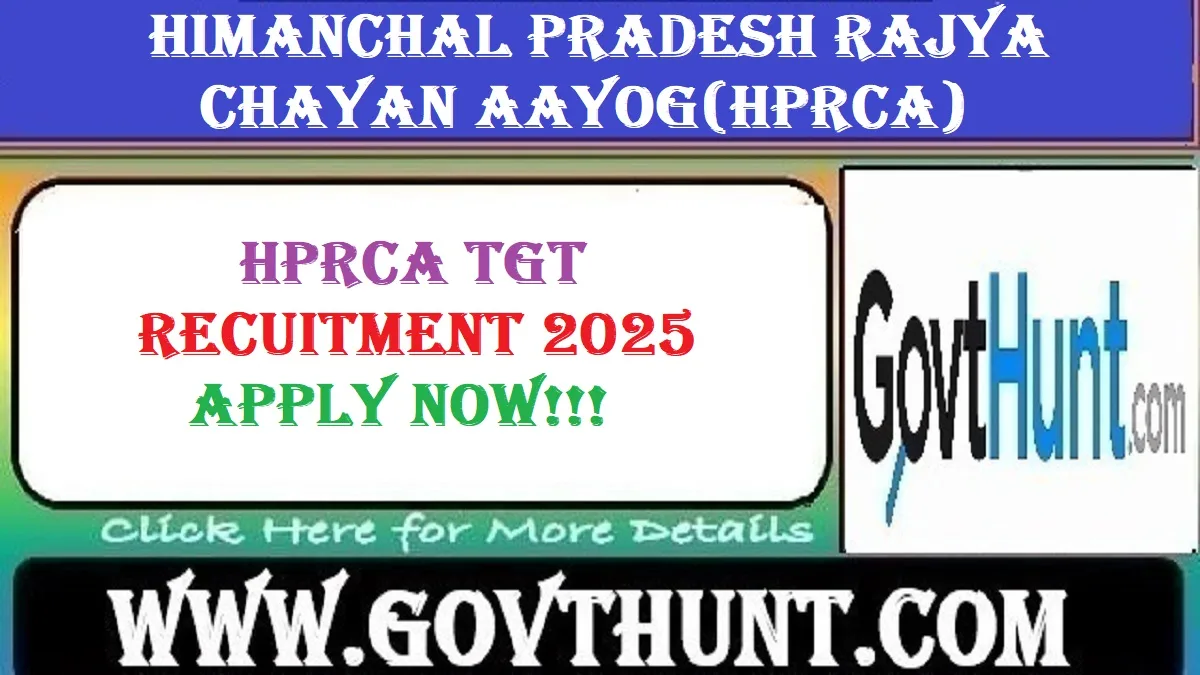 HPRCA TGT Recruitment 2025 online application form on computer screen|Candidates applying online for 937 HPRCA TGT vacancies 2025 on official website