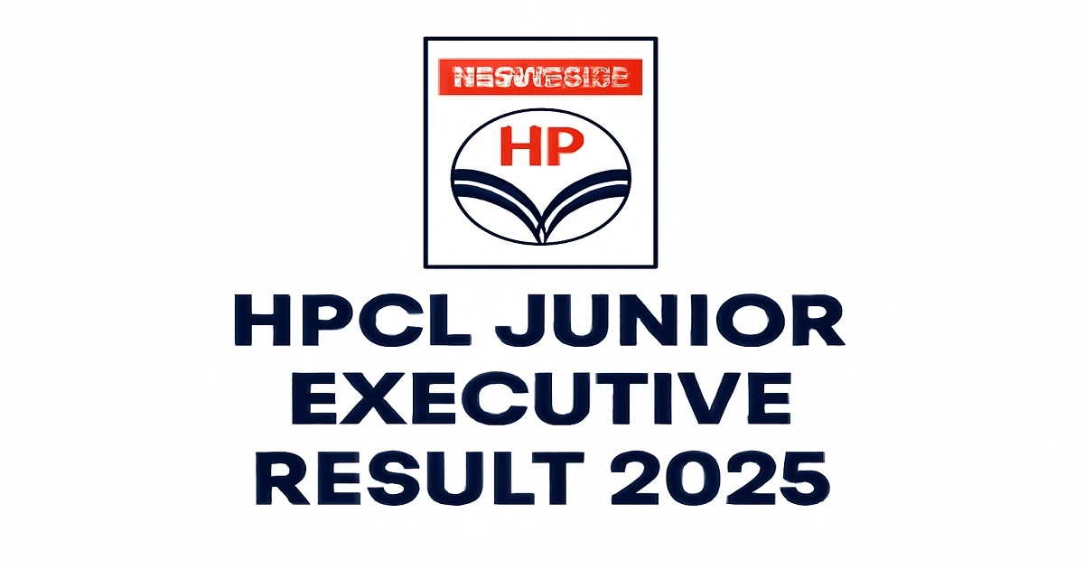 HPCL Junior Executive Result 2025 - Official Announcement