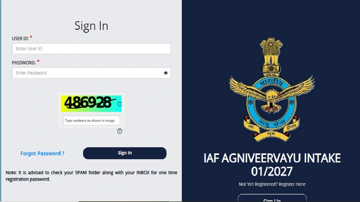 IAF Agniveervayu 01/2027 Admit Card 2026 Download Hall Ticket