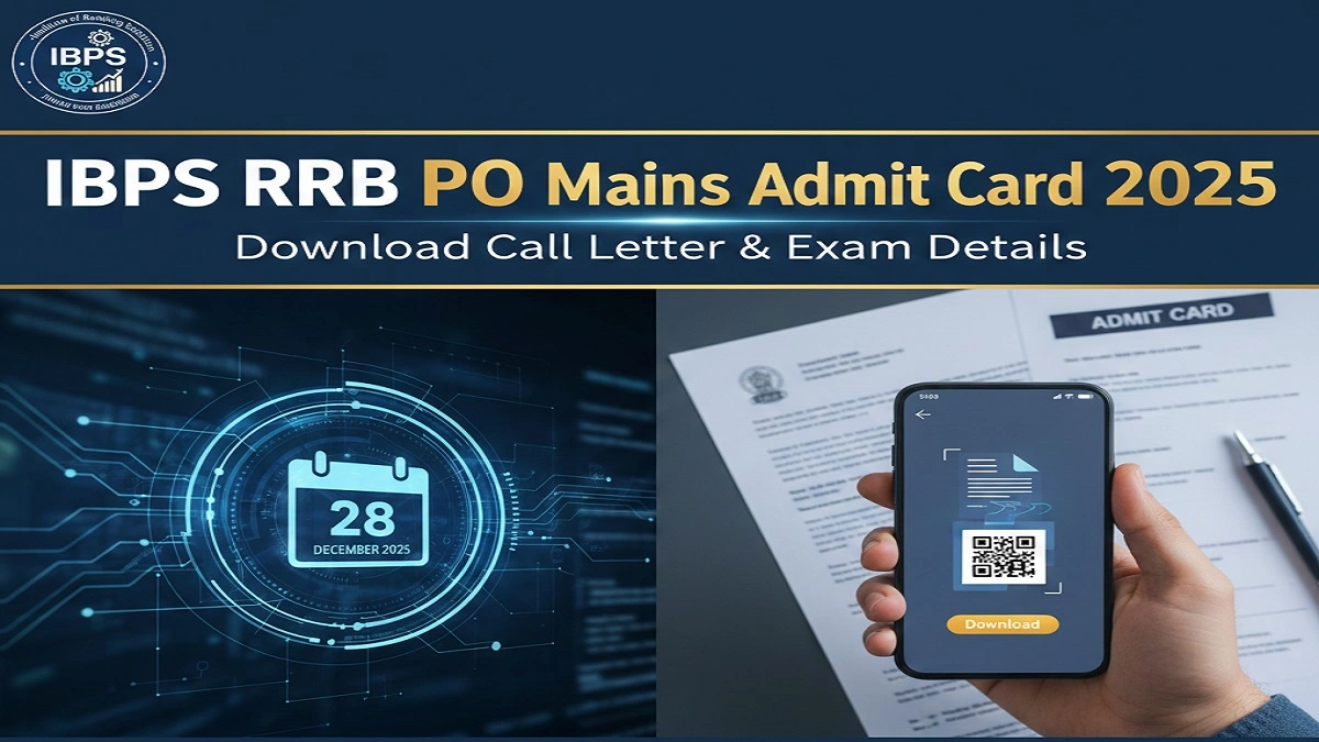 IBPS RRB PO Mains Admit Card 2025 Download