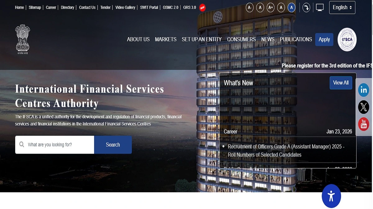 IFSCA Grade A Final Result 2026 – Download Scorecard Online at ifsca.gov.in
