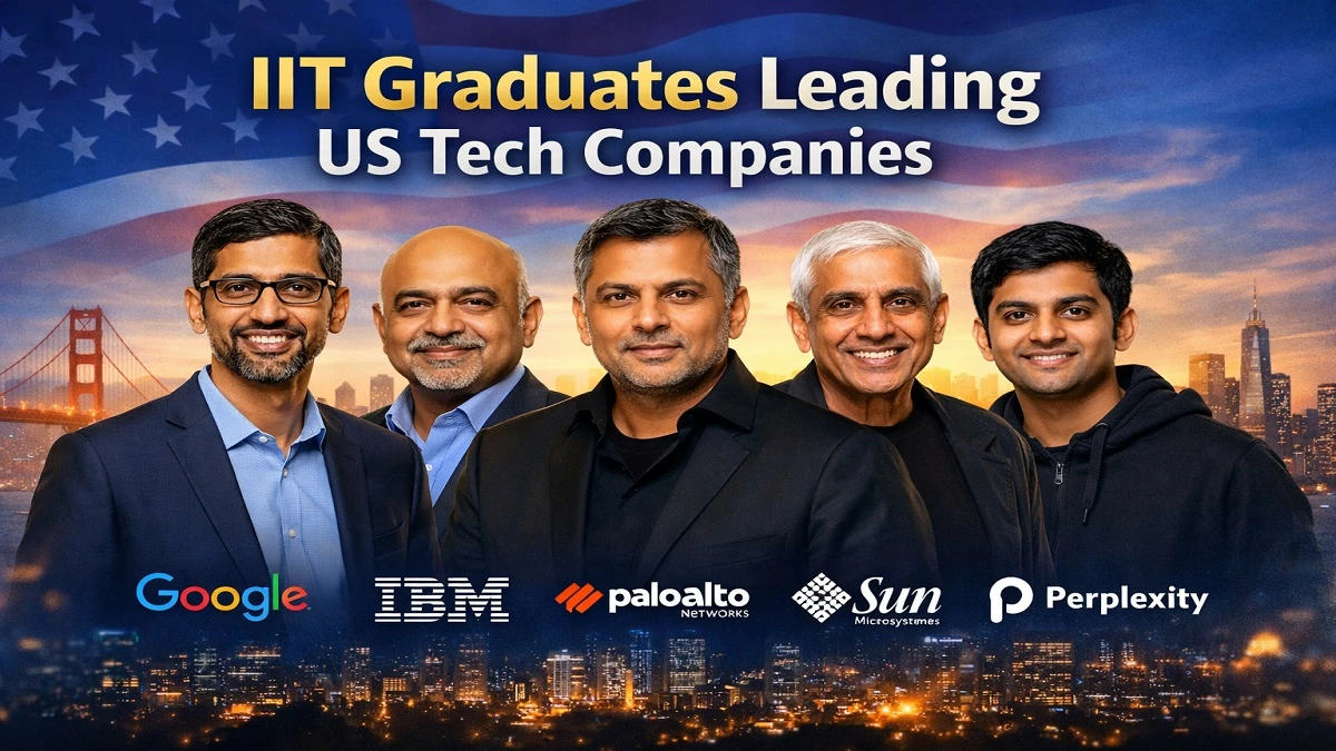 IIT graduates leading US tech companies Sundar Pichai Arvind Krishna Nikesh Arora
