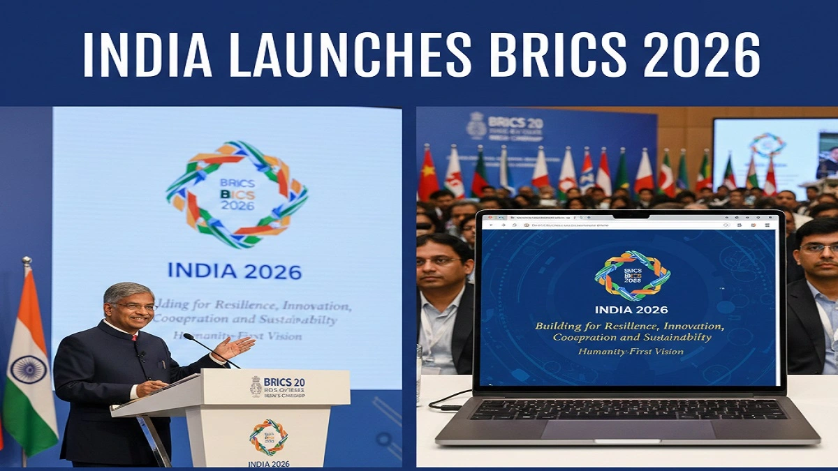 भारत ने BRICS 2026 का लोगो, थीम और आधिकारिक वेबसाइट लॉन्च की – विदेश मंत्री एस जयशंकर