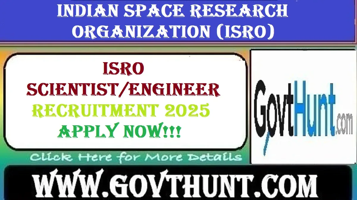 ISRO Scientist/Engineer Recruitment 2025 – Apply Online for 320 Vacancies|ISRO Recruitment 2025 – Apply for 320 Scientist/Engineer Posts Online