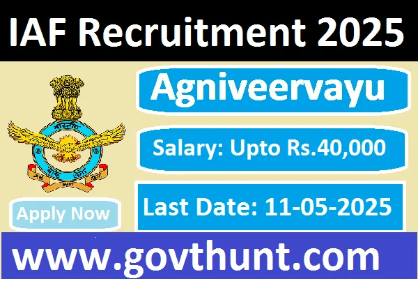 Indian Air Force Agniveervayu Recruitment 2025 – Apply Online for 10th Pass Candidates