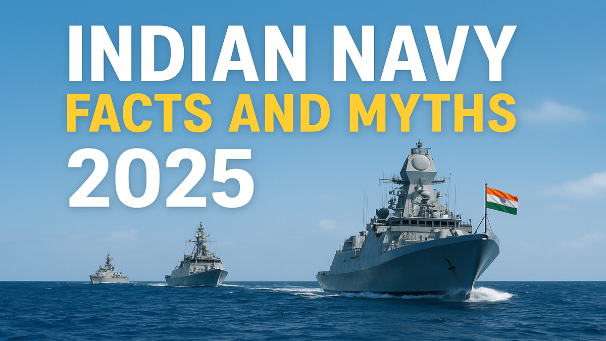 Indian Navy modern warships with national flag on Indian Navy Day 2025