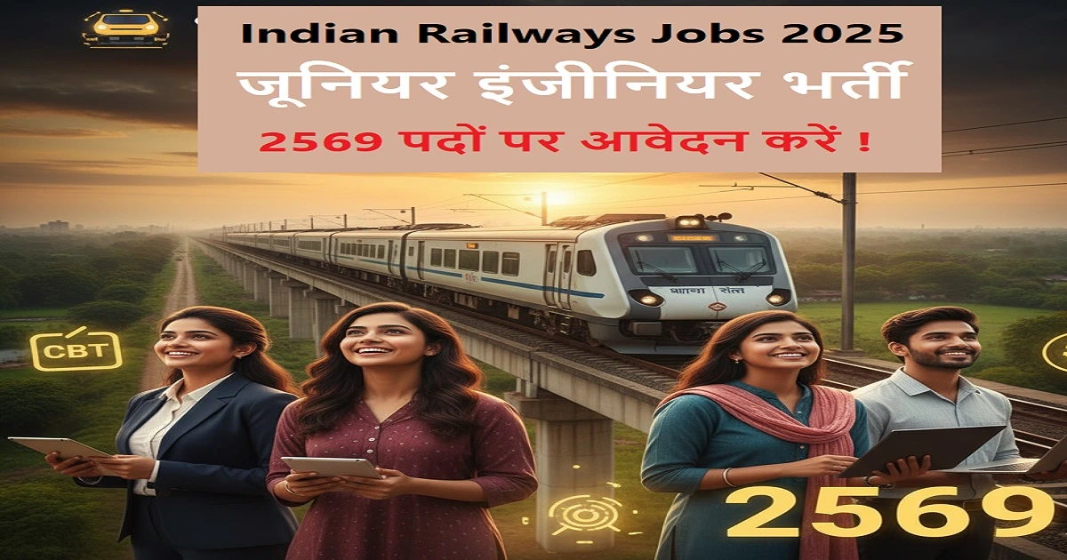 Indian Railways Jobs 2025: इंजीनियर बनने का गोल्डन चांस, 2569 पदों पर वैकेंसी, फटाफट करें अप्‍लाई