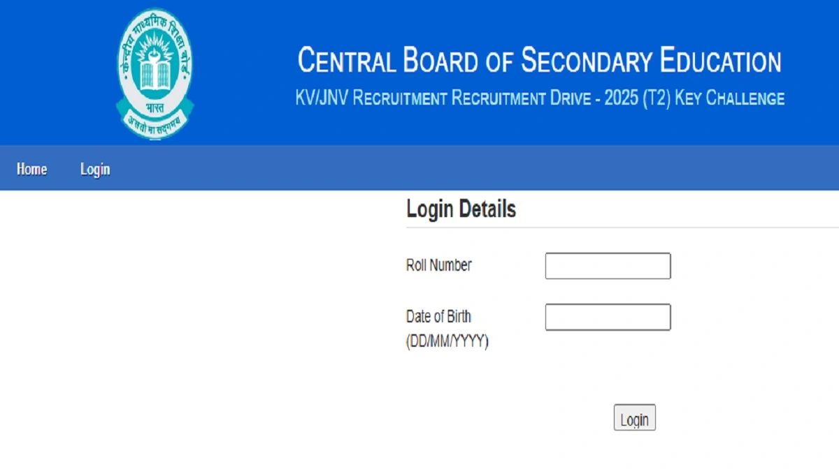 KVS NVS Teaching Non-Teaching Tier-II Answer Key 2026 Download