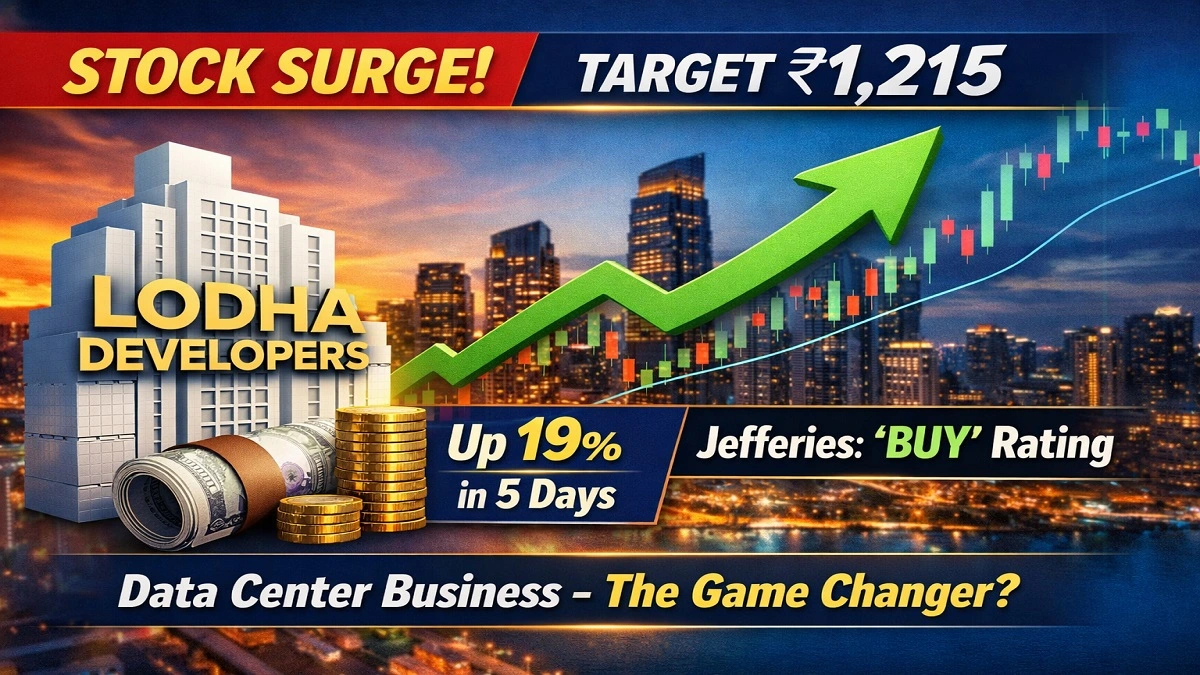 Lodha Developers share price surge analysis with target 1215 by Jefferies