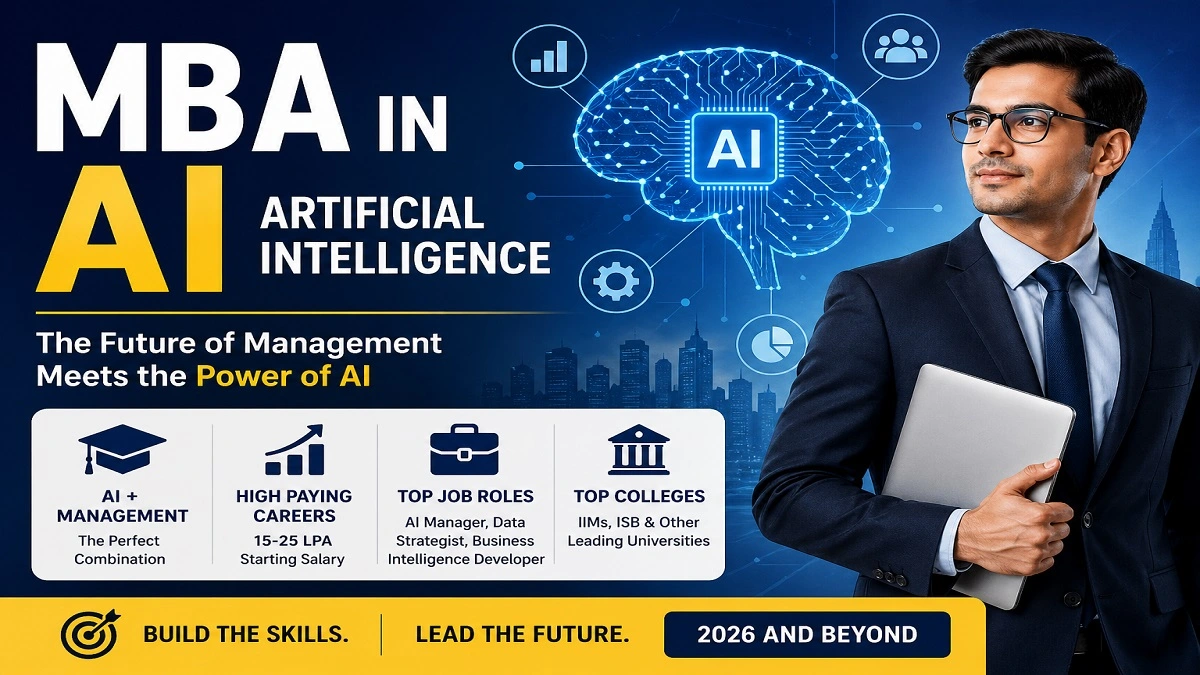 MBA in Artificial Intelligence Course 2026 salary fees top colleges career opportunities