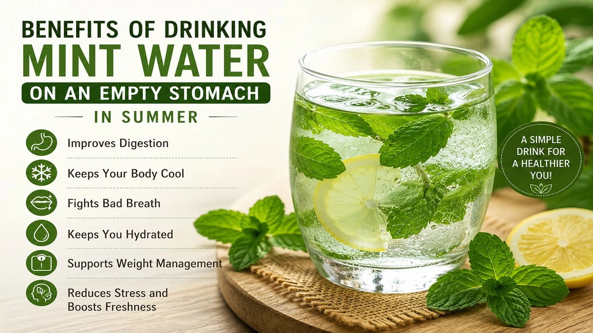 Mint Water Benefits In Summer Mint Water Benefits In Summer