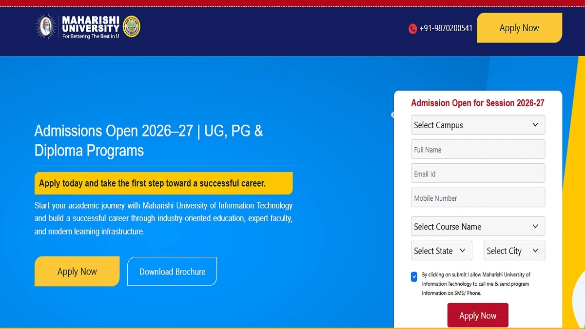 MUIT Noida Lucknow Admission 2026 Online Form UG PG Courses