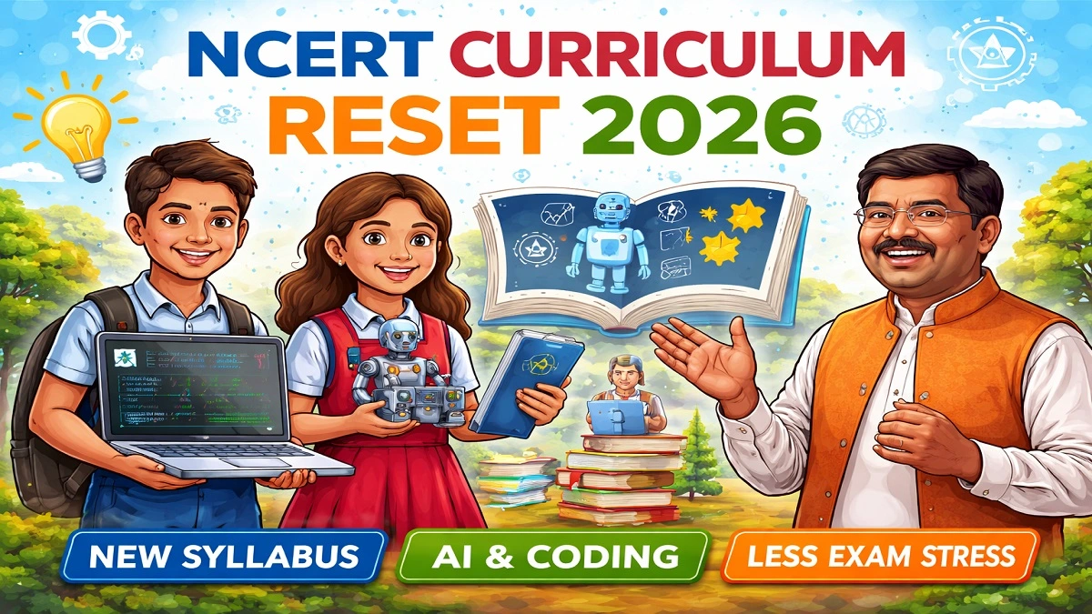 NCERT Curriculum Reset 2026 new school syllabus AI coding education reforms India